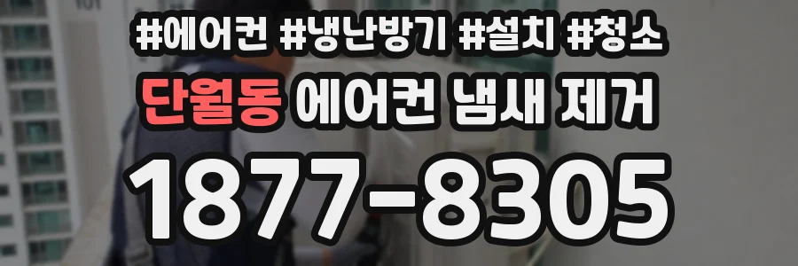 단월동 에어컨 냄새 제거