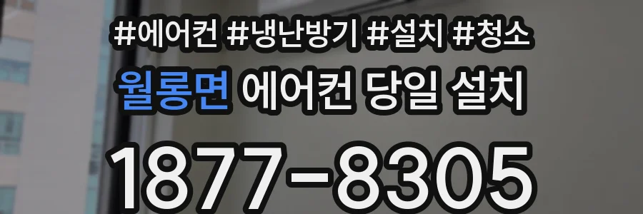 월롱면 에어컨 당일 설치