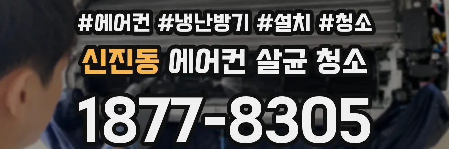신진동 에어컨 살균 청소