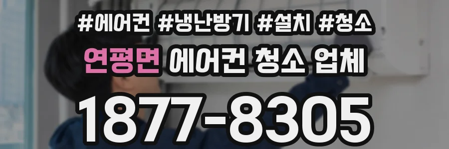 연평면 에어컨 청소 업체