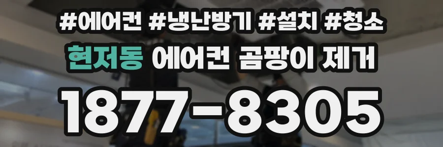 현저동 에어컨 곰팡이 제거