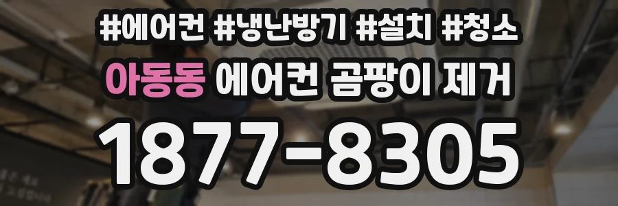 아동동 에어컨 곰팡이 제거