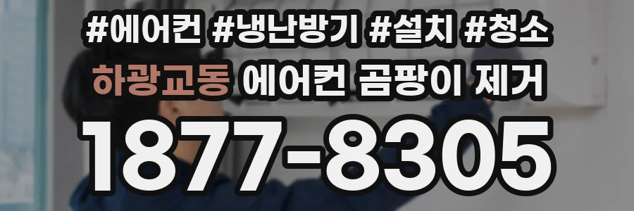 하광교동 에어컨 곰팡이 제거
