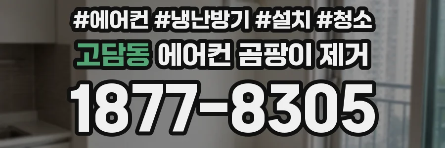 고담동 에어컨 곰팡이 제거