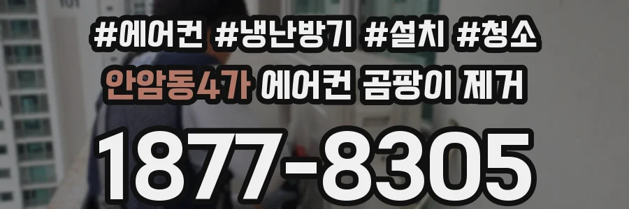 안암동4가 에어컨 곰팡이 제거