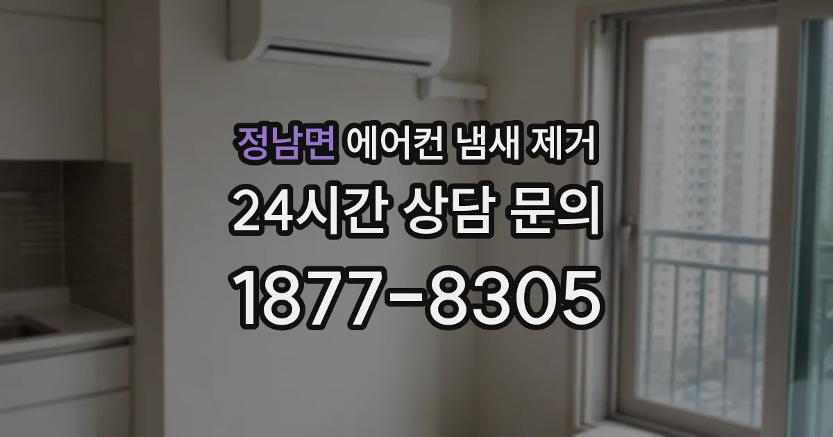 정남면 에어컨 냄새 제거