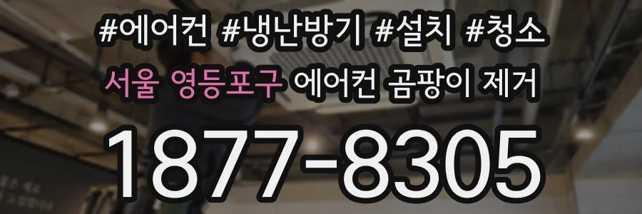 서울 영등포구 에어컨 곰팡이 제거