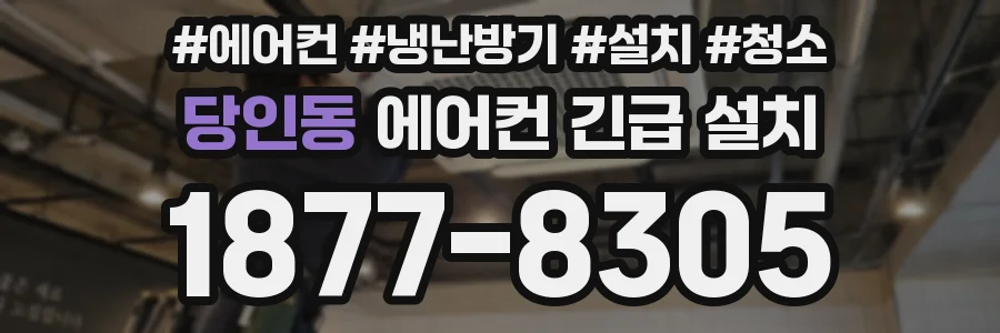 당인동 에어컨 긴급 설치