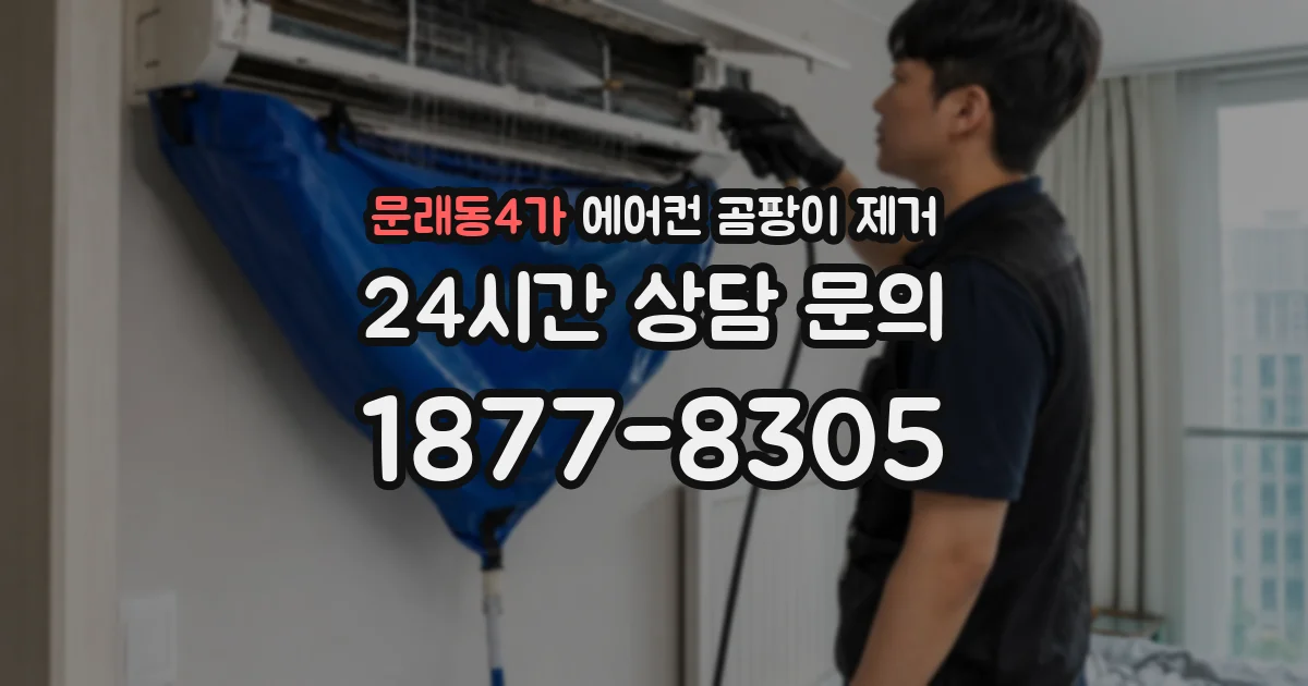 문래동4가 에어컨 곰팡이 제거