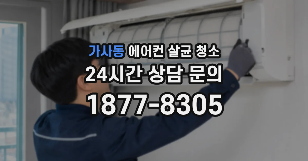 가사동 에어컨 살균 청소