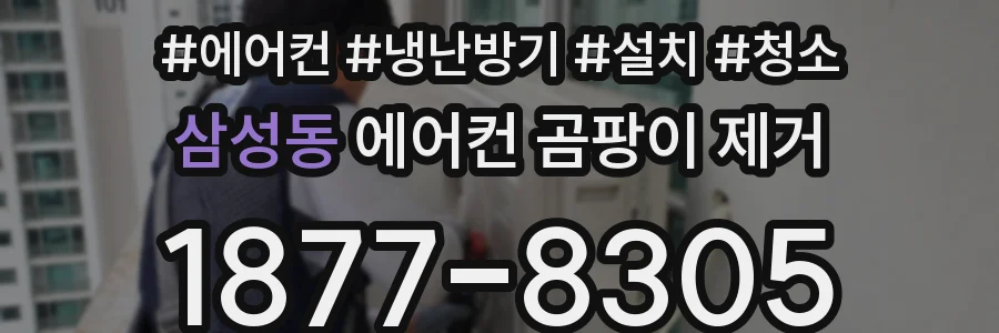 삼성동 에어컨 곰팡이 제거
