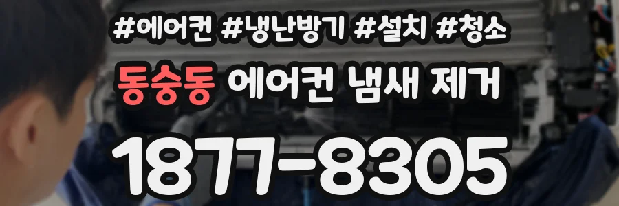 동숭동 에어컨 냄새 제거