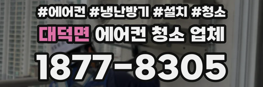 대덕면 에어컨 청소 업체