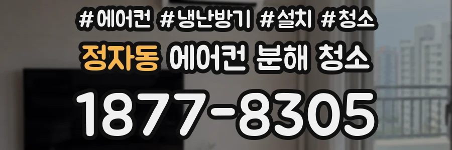 정자동 에어컨 분해 청소
