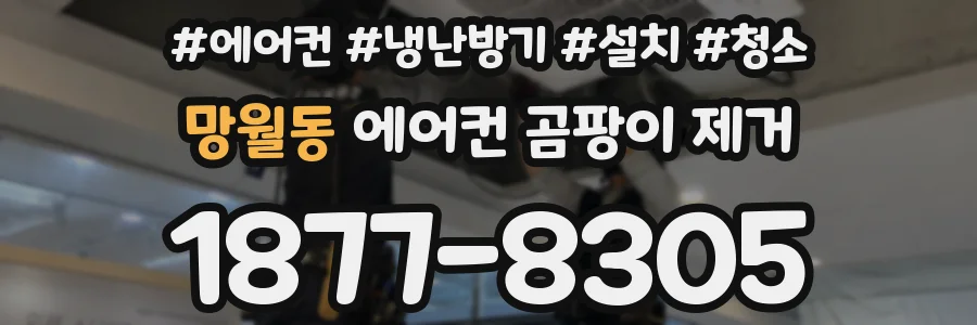 망월동 에어컨 곰팡이 제거