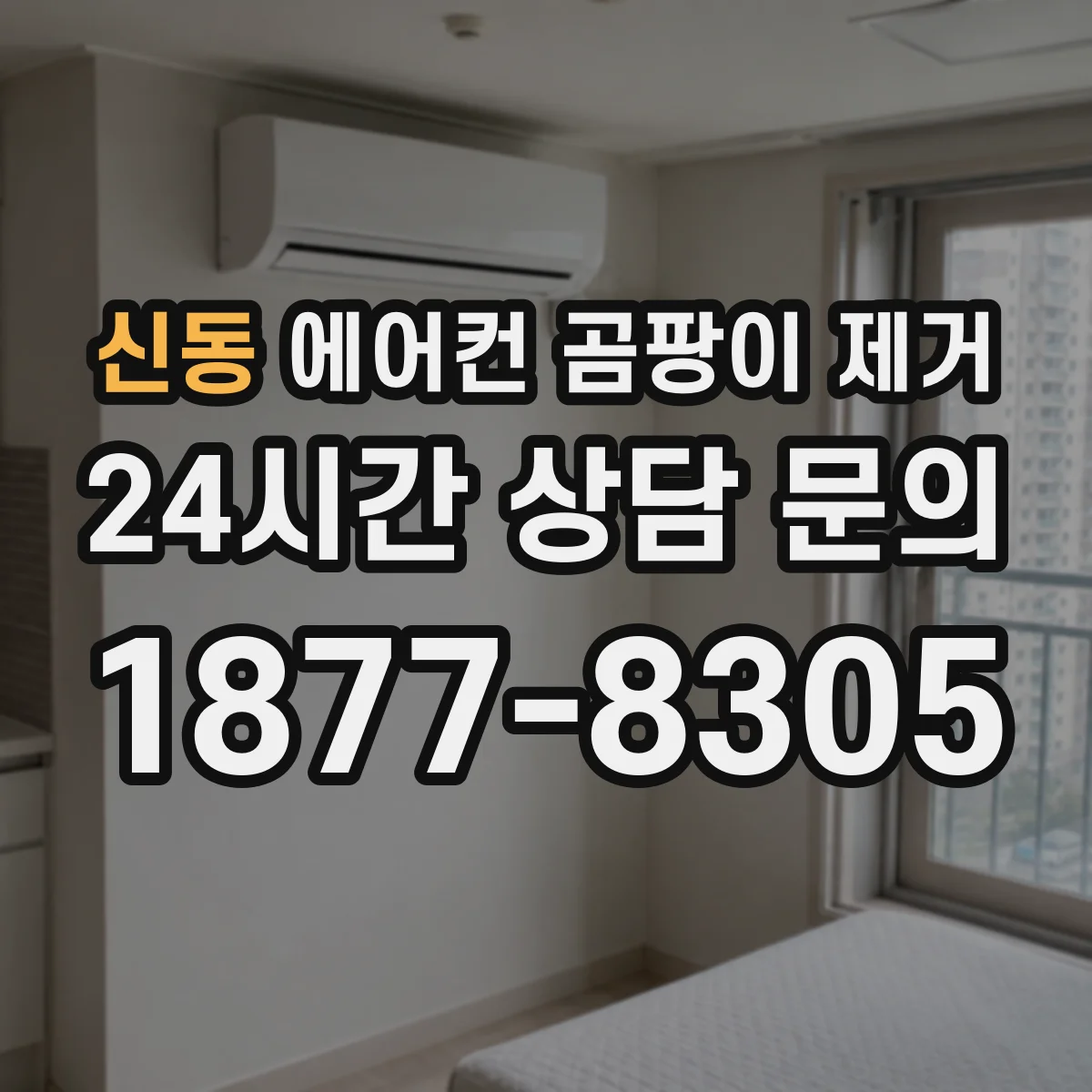 신동 에어컨 곰팡이 제거