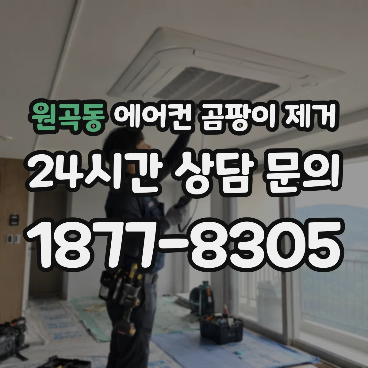 원곡동 에어컨 곰팡이 제거
