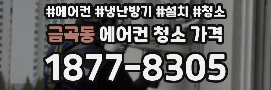 금곡동 에어컨 청소 가격