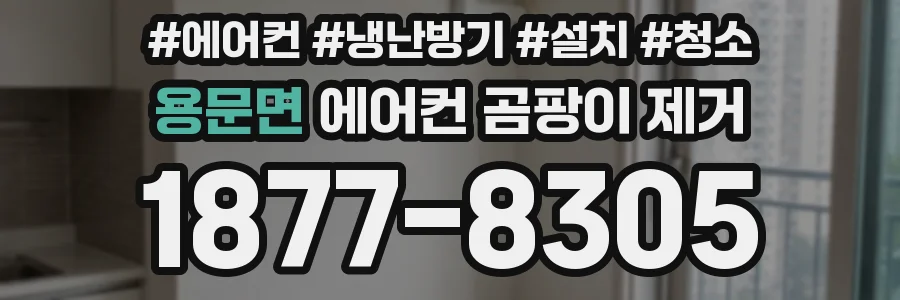 용문면 에어컨 곰팡이 제거