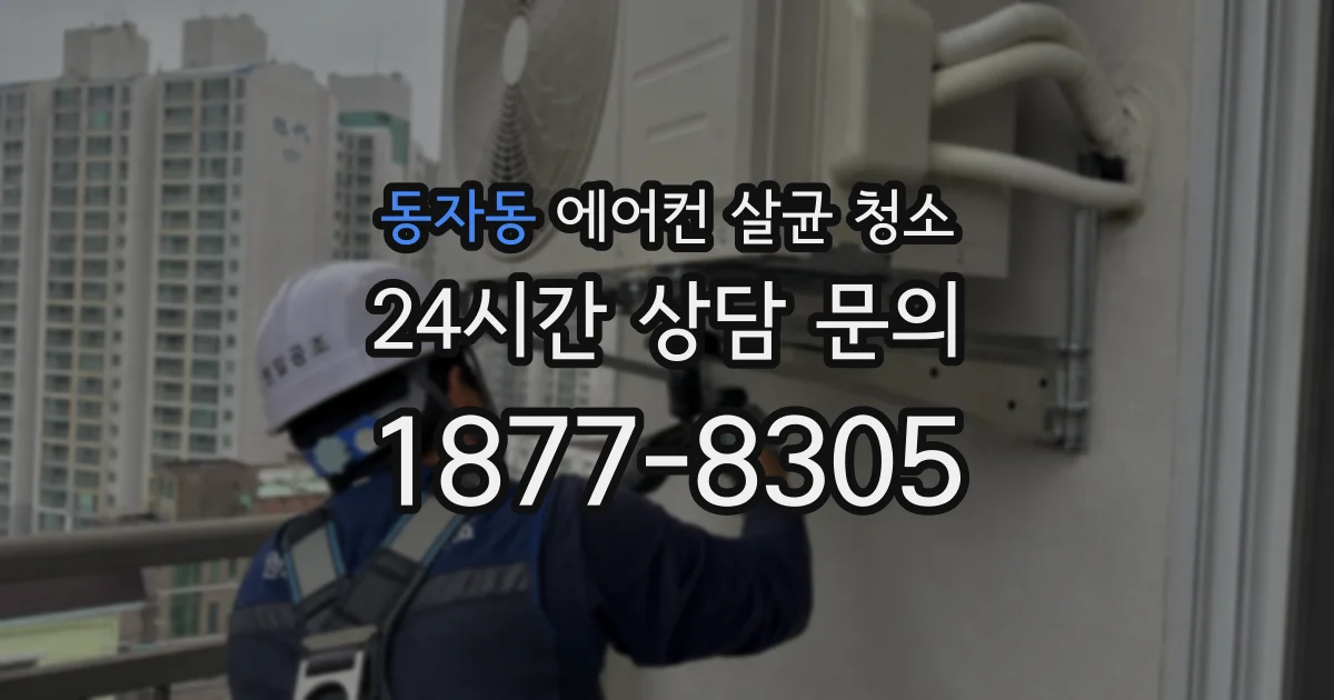 동자동 에어컨 살균 청소