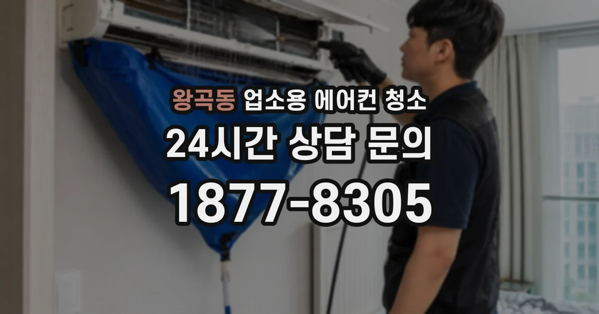 왕곡동 업소용 에어컨 청소