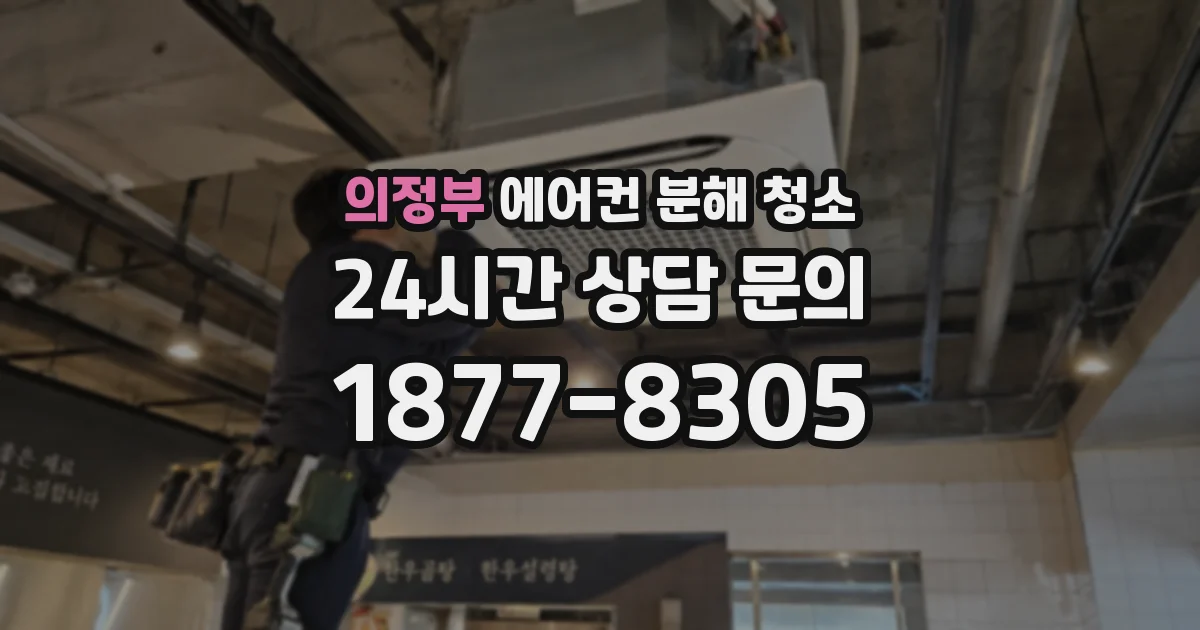 의정부 에어컨 분해 청소