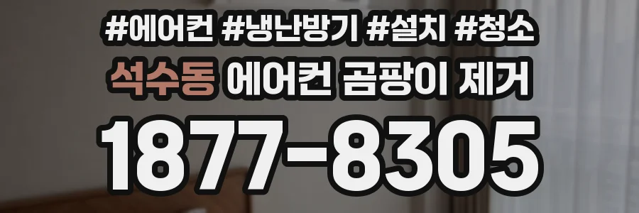 석수동 에어컨 곰팡이 제거