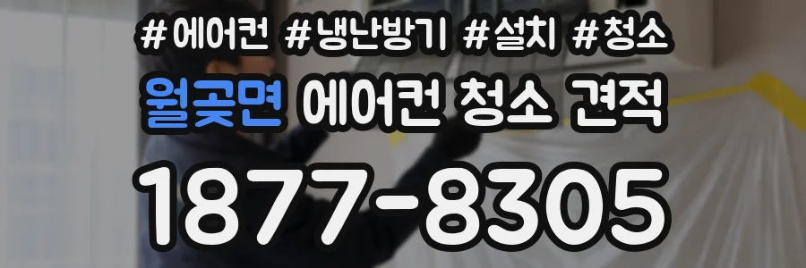 월곶면 에어컨 청소 견적