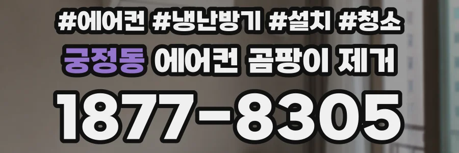 궁정동 에어컨 곰팡이 제거