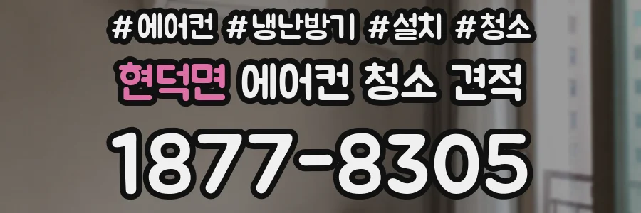 현덕면 에어컨 청소 견적