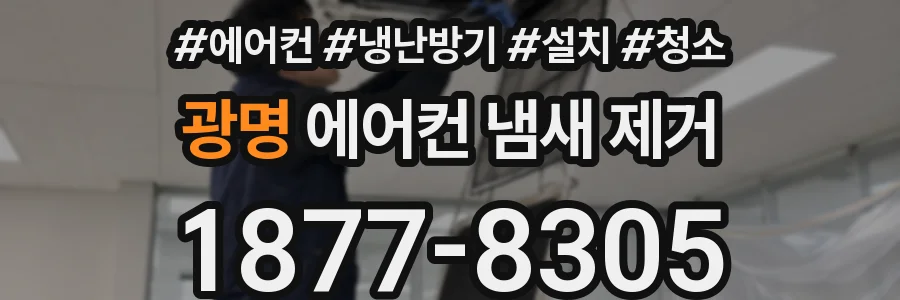 광명 에어컨 냄새 제거