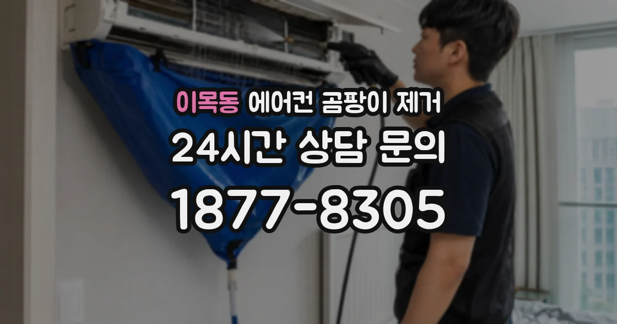 이목동 에어컨 곰팡이 제거