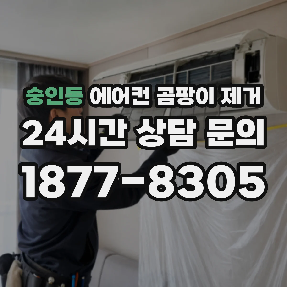 숭인동 에어컨 곰팡이 제거