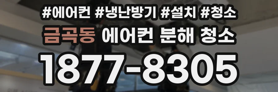 금곡동 에어컨 분해 청소