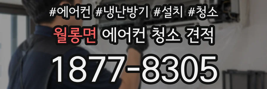 월롱면 에어컨 청소 견적