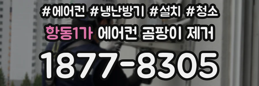 항동1가 에어컨 곰팡이 제거