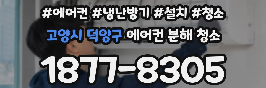 고양시 덕양구 에어컨 분해 청소