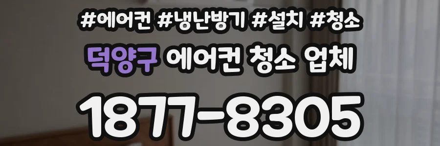 덕양구 에어컨 청소 업체