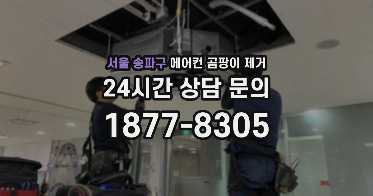 서울 송파구 에어컨 곰팡이 제거