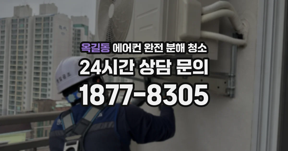 옥길동 에어컨 완전 분해 청소