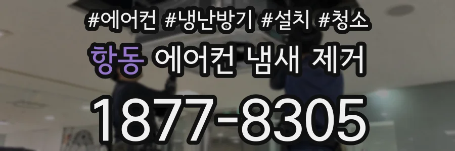 항동 에어컨 냄새 제거