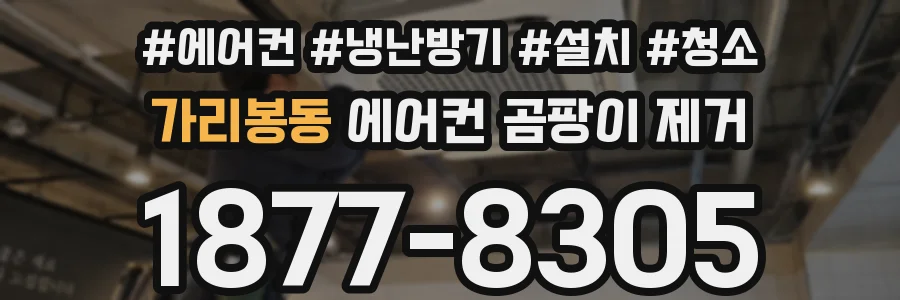 가리봉동 에어컨 곰팡이 제거