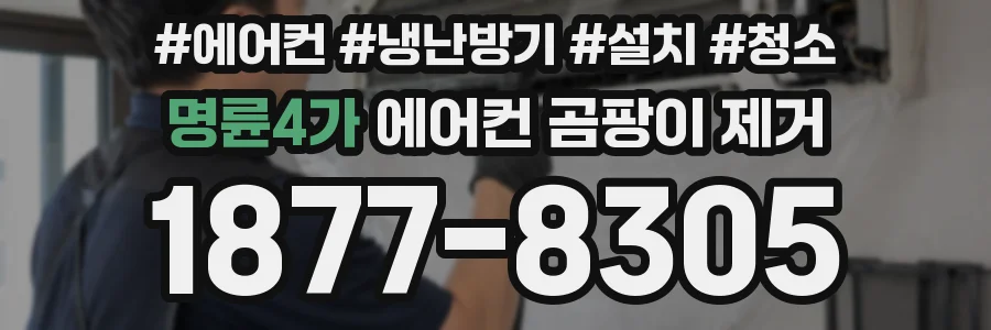 명륜4가 에어컨 곰팡이 제거