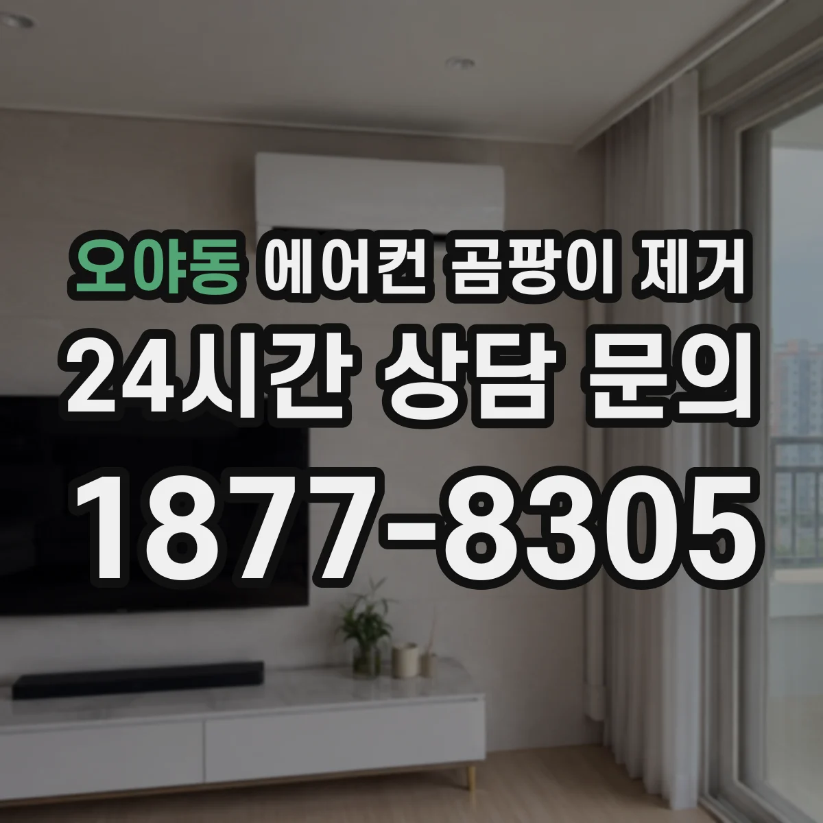 오야동 에어컨 곰팡이 제거
