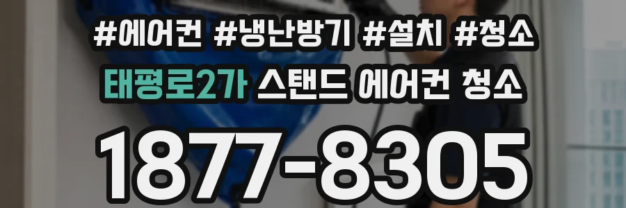태평로2가 스탠드 에어컨 청소