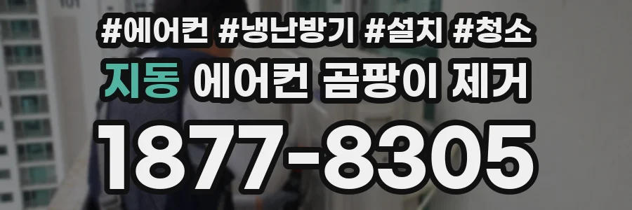 지동 에어컨 곰팡이 제거
