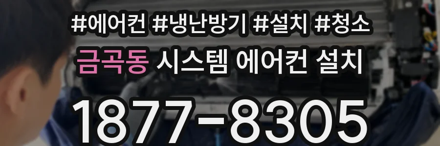 금곡동 시스템 에어컨 설치