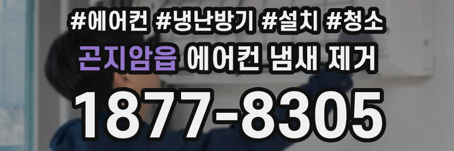 곤지암읍 에어컨 냄새 제거