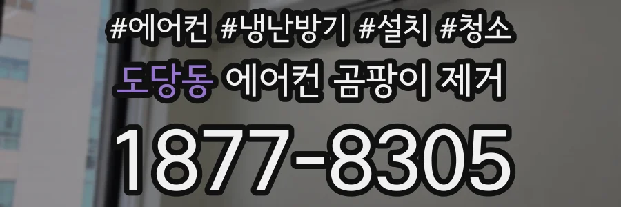 도당동 에어컨 곰팡이 제거
