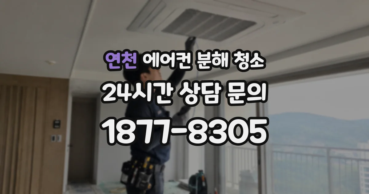 연천 에어컨 분해 청소